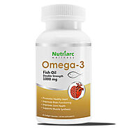 Nutriarc Wellness Double Strength Omega 3 Fish Oil for Men & Women