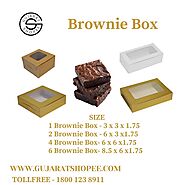 Buy Brownie Boxes Online in Bulk or Wholesale