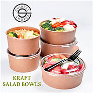 Usefulness of Kraft Paper Bowl with Lid in Food Industry