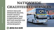 Charter Bus Rental Near Me Is Perfect for Small and Large Groups @NationwideCar Chauffeured Services