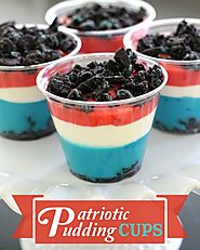 Patriotic Pudding Cups