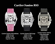 Cartier Santos 100 Size Guide - Medium, Large, XL | Drwatchstrap