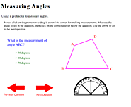 Measuring Angles with Protractor