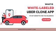 How white label Uber app clone can help you start a taxi business like Uber?