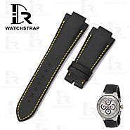 Handmade Canvas watch strap fit for Girard Perregaux Laureato Evo3 80180