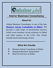 Business Setup Consultants in Dubai