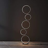Modern LED Ring Floor Light for Living Room Nordic Standing Fancy Floor Lamp for Bedroom