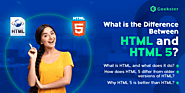 What is the difference between html and html5?