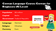 German Language Online Course: German for Beginners (A1 Level)