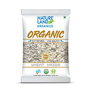 Buy Organic Wheat Flour or Maida Online 500g - Natureland Organics