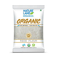 Certified Organic Rice Flour/Chawal Atta Online 500gm | Natureland Organics