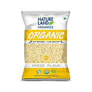 Organic Maize Flour/Corn Flour 500gm | Natureland Organics