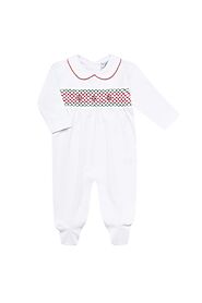 Buy Cute Baby Christmas Smocked Footie – Nella Pima