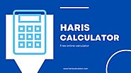 Hariscalculator - Free online calculator