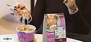Upgrade your Asian gourmet restaurant - Free Custom QR Code Maker and Creator with logo