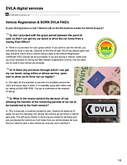 DVLA User Guide For Vehicle Reg & SORN - Gov.uk