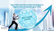 Top 5 B2B Lead Generation Strategies in Digital Internet Marketing for 2022 | BluWebMedia