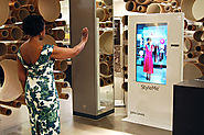 John Lewis in London offers StyleMe, a digital mirror featuring augmented reality.