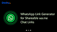 WhatsApp Link Generator For Shareable Wa.me Chat Links 2022