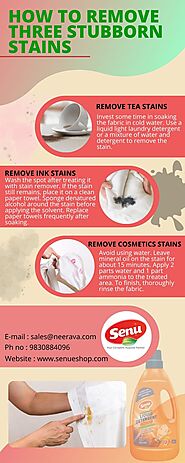 How To Remove Three Stubborn Stains