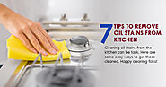 How To Remove Oil Stains From Kitchen Surfaces?