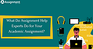 What Do Assignment Help Experts Do for Your Academic Assignment?