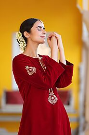 Buy Designer Velvet Kurta Sets Online