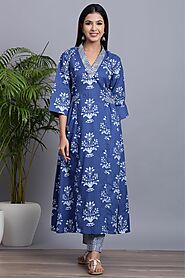 Shop Indigo Kurta Sets Online in India