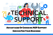 Advantages Of Choosing MSP Support Service For Your Business - WriteUpCafe.com
