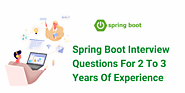 Spring Boot Interview Questions Answers for Beginners and Experienced