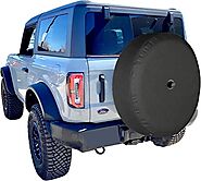 Buy Now Soft Tire Cover Compatible with Ford Bronco | Made in USA | Boomerang