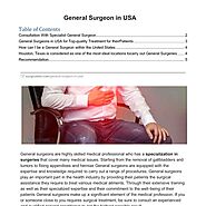 General Surgeon in USA