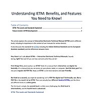 Understanding IETM Benefits and Features You Need to Know