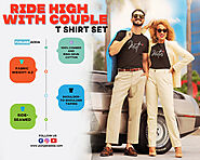 Comfy Couple T Shirts Jaat Jaatni – Punjabi Adda