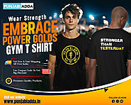 Iconic Gold Gym T Shirt – Punjabi Adda