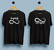 Top Couple T Shirts Infinity And Beyond – Punjabi Adda