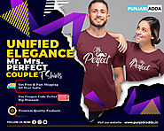 Buy Trendy Mr Mrs Perfect Couple T Shirt – Punjabi Adda