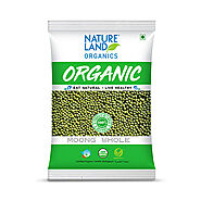 Buy Organic Green Moong Whole Online (500gm)