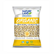 Organic Roasted Chana Dal Online (500gm) - NatureLand Organics – Natureland Organics