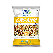 Buy Organic Soybean Whole Online 500gm - NatureLand Organics – Natureland Organics