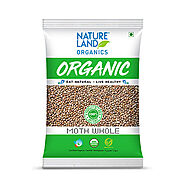 Buy Organic Moth Whole Online (1kg) - NatureLand Organics – Natureland Organics