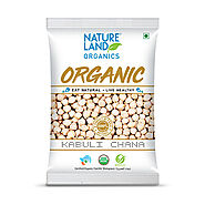 Buy Organic Kabuli Chana Online (1kg) | NatureLand Organics – Natureland Organics