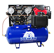 18HP 60 Gallon V4 Gas Drive Air Compressor - Electric Start