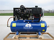 24HP 80 Gallon Gas Drive Air Compressor - Electric Start