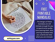 Free Printable Mandalas