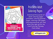 Printable Adult Coloring Pages