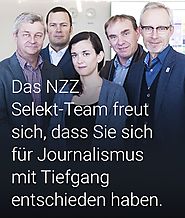 NZZ Selekt: Artikelauswahl als Anfix-App