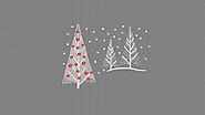 Simple Elegant Christmas Tree Embroidery Designs