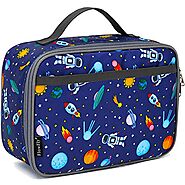 FlowFly Kids Lunch box for Boys [Astronaut&Robot]