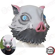 Inosuke Boar Mask Cosplay Halloween Kimetsu No Yaiba - Demon Slayer Merch Store Official